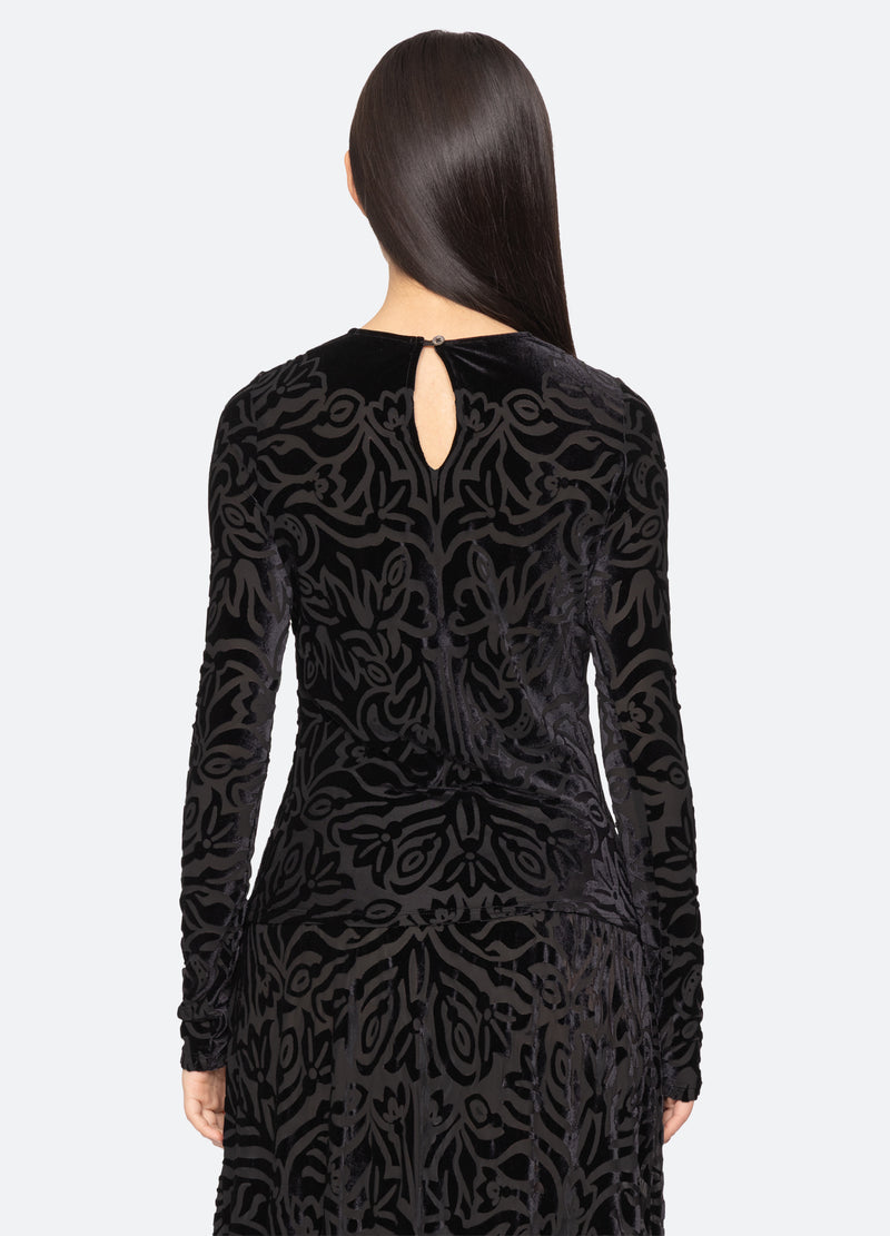 black-julie top-back view - 2