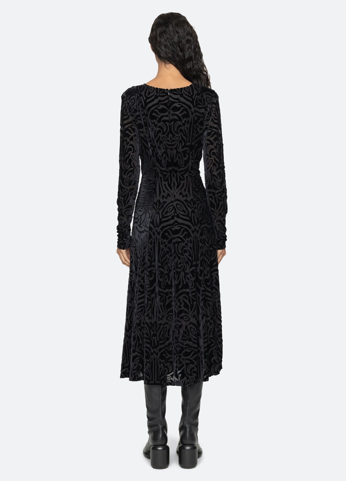 black-julie dress-side dress - 2