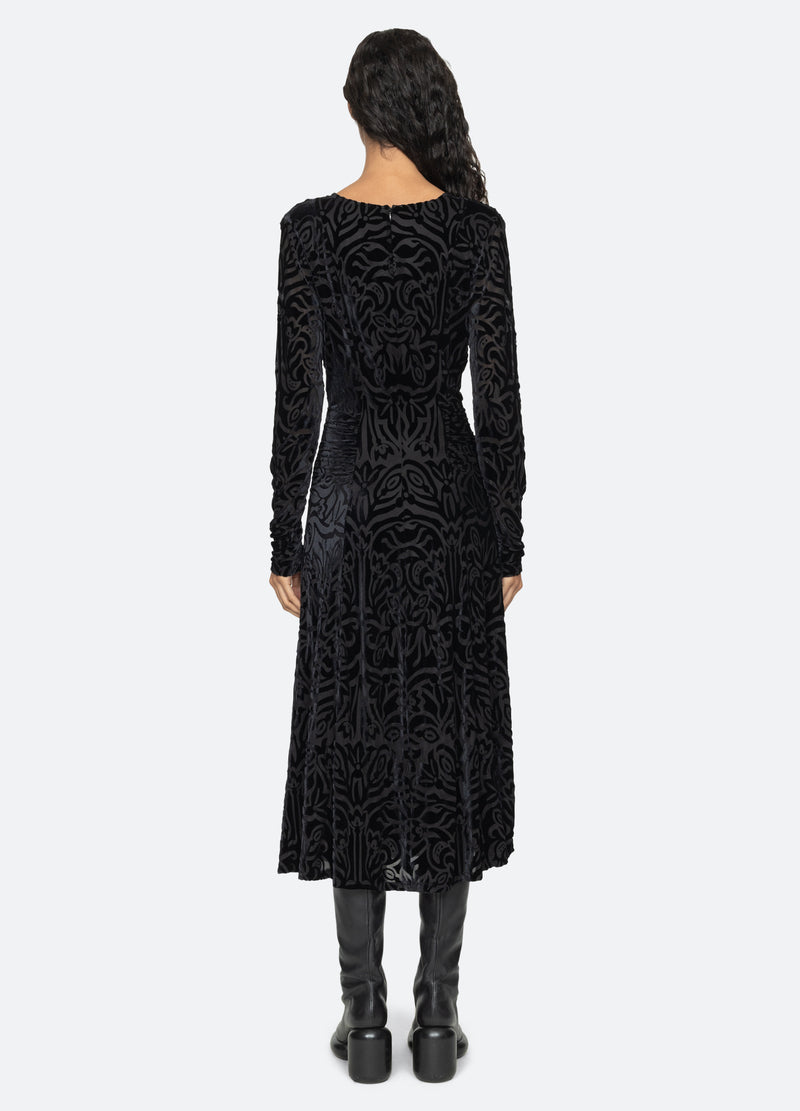 black-julie dress-side dress - 2