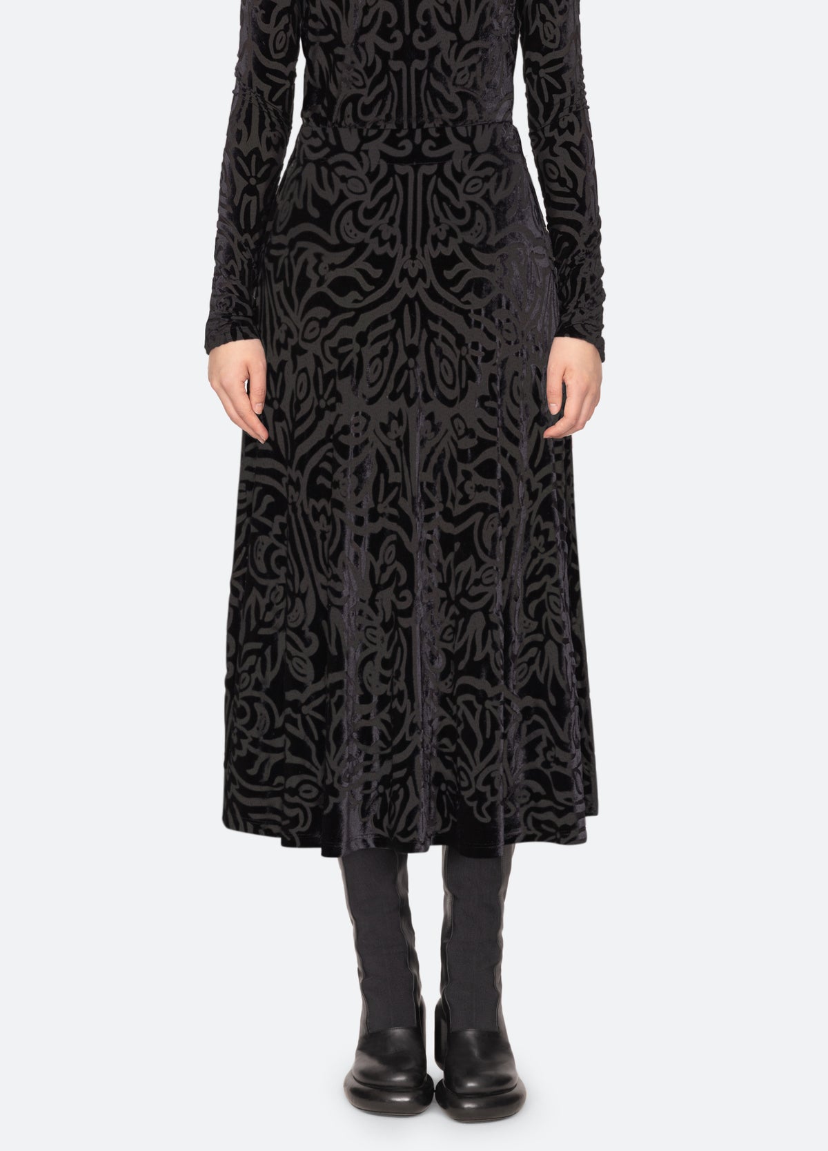 black-julie skirt-front view - 3