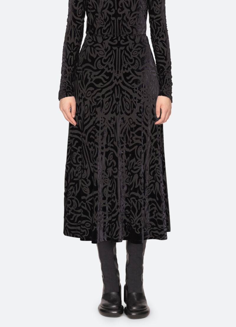 black-julie skirt-front view - 3