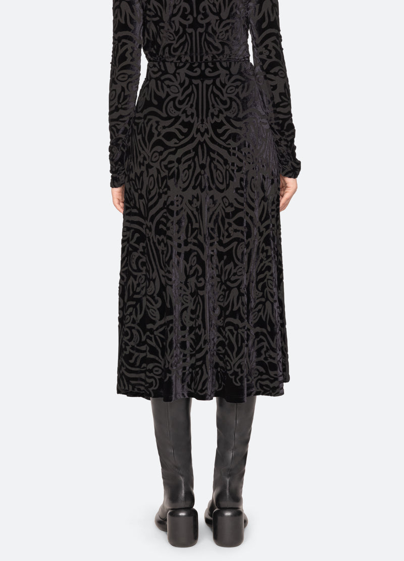 black-julie skirt-back view - 4