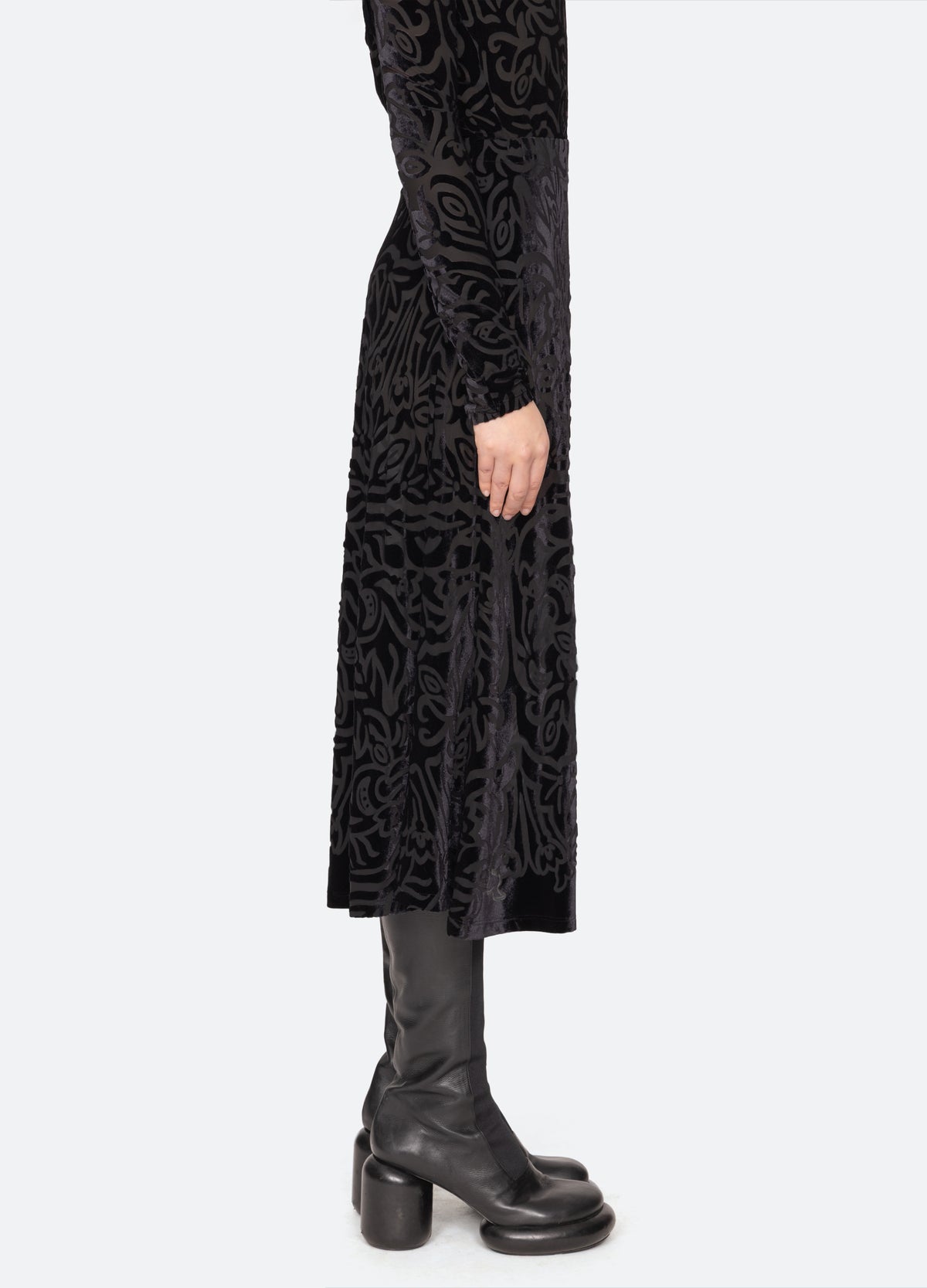 black-julie skirt-side view - 5