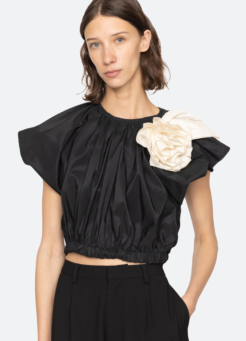 black-laurie top-detail view - 6