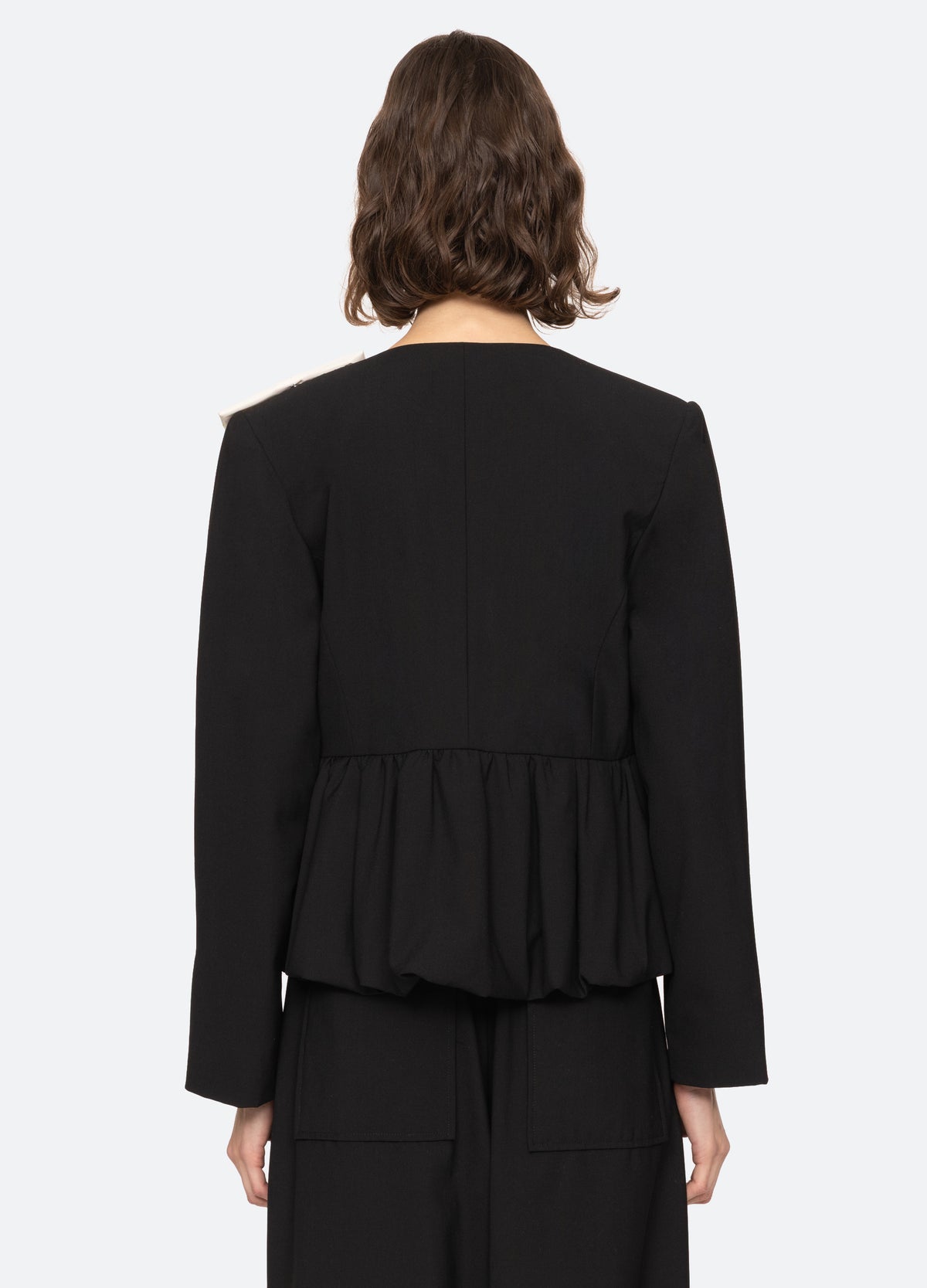 black-laurie jacket-back view - 4