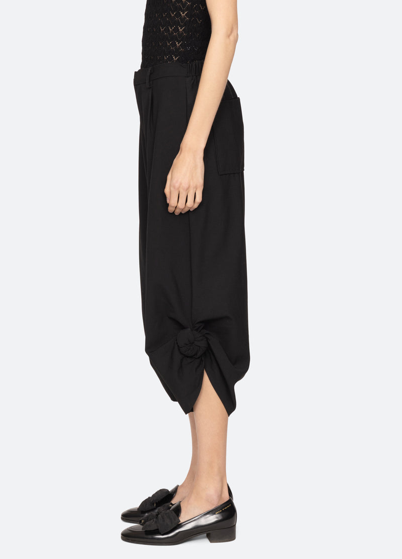 black-laurie pants-side view - 4