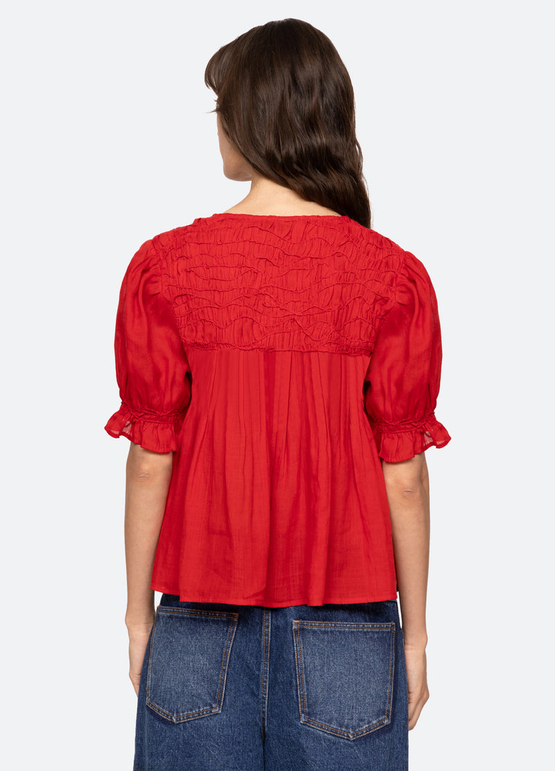 red-imogen top-back view - 2