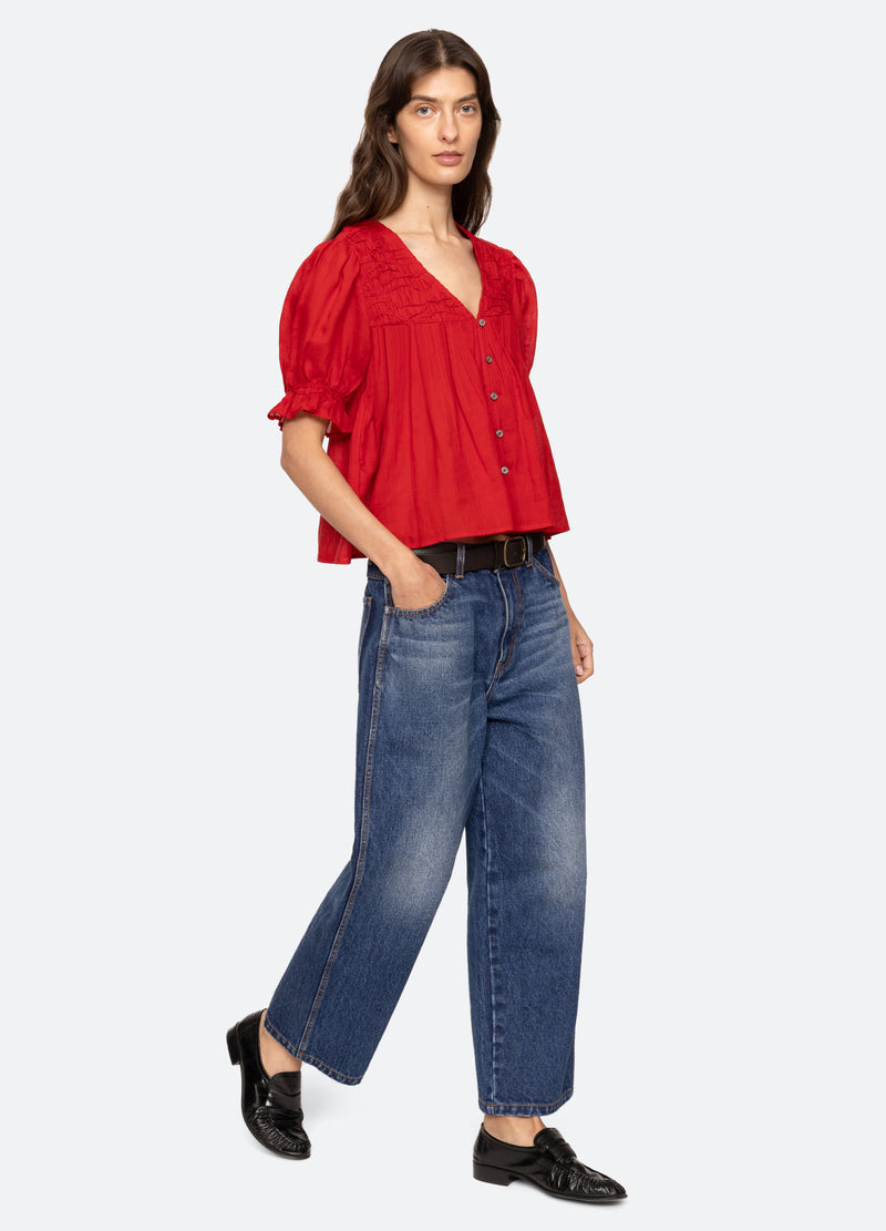 red-imogen top-full body view - 7