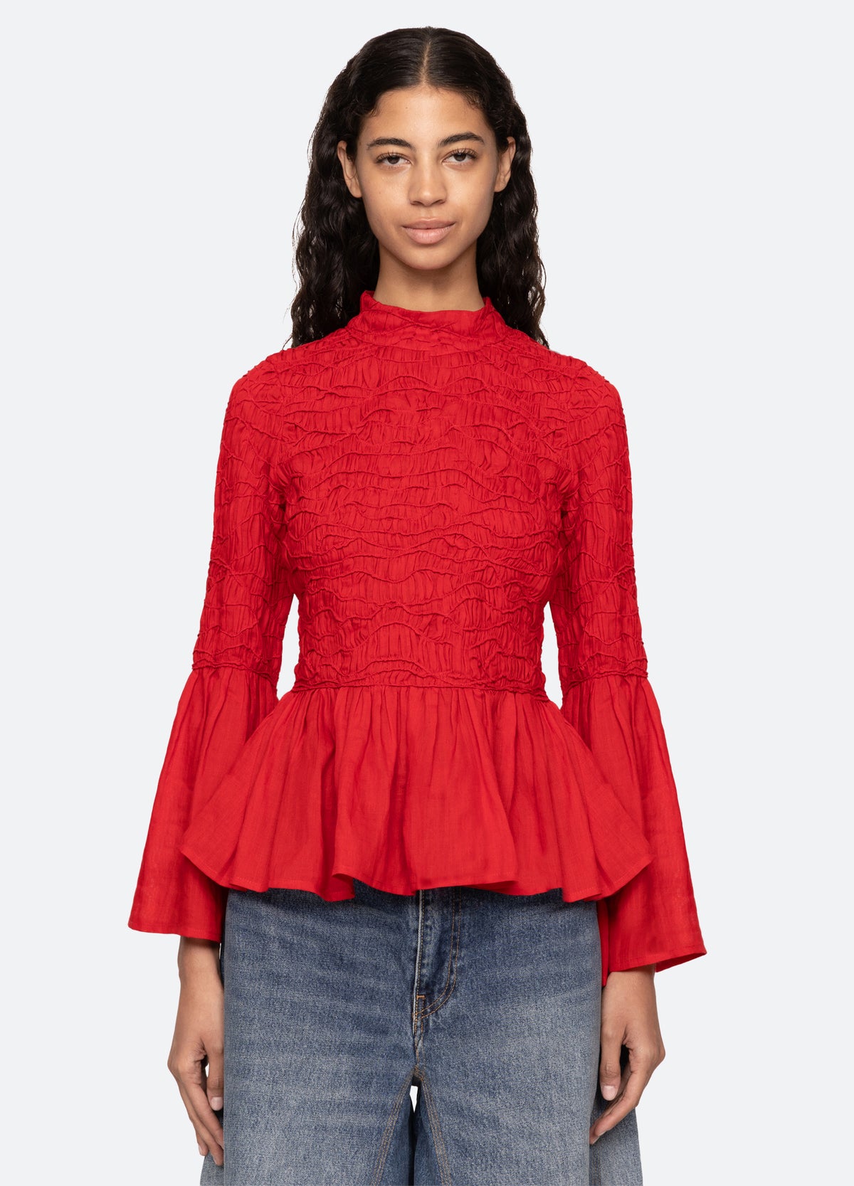 red-imogen l/s top-front view