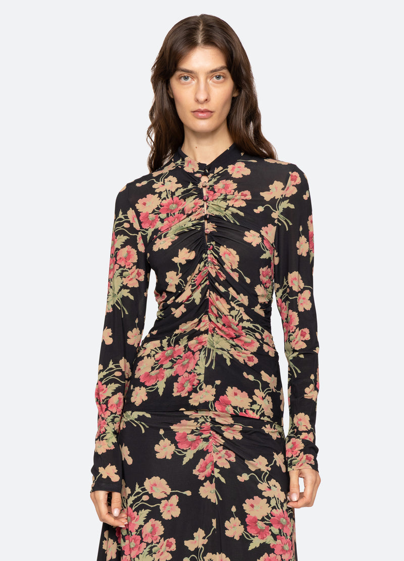 black-cornelia l/s top-front view - 1