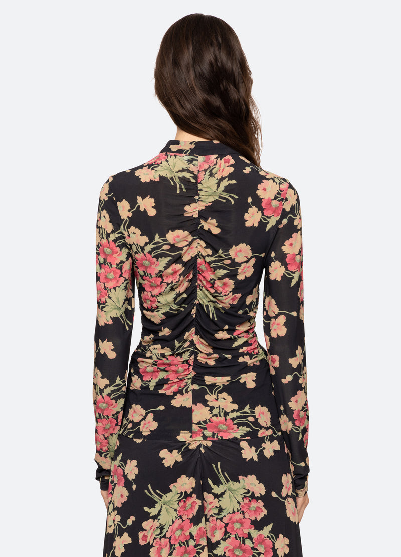 black-cornelia l/s top-back view - 2