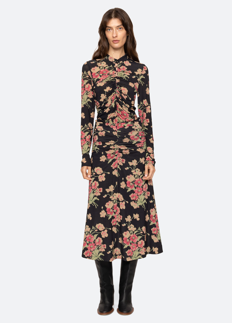 black-cornelia skirt-full body view - 2