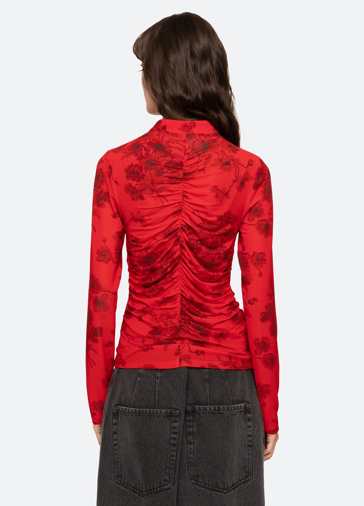 red-cornelia l/s top-back view - 9