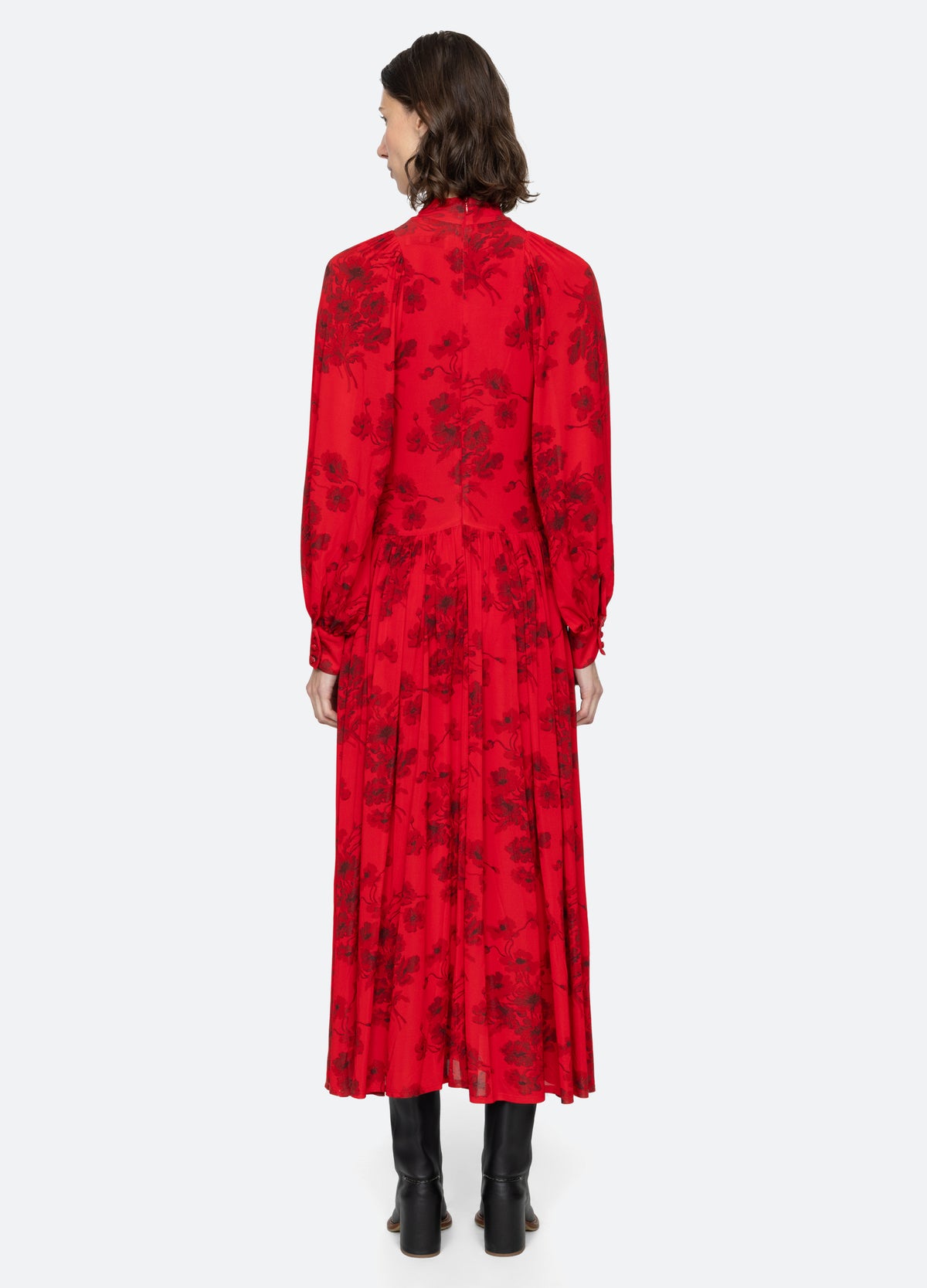 Sea | Cornelia L/S Dress | S | Red Sea | Cornelia L/S Dress | S | Red