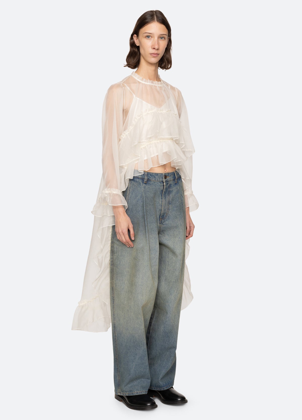 cream-cornelia top-three quarter view - 6