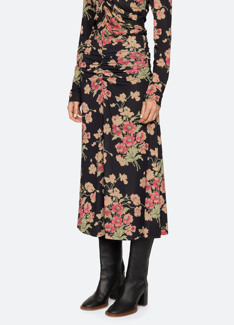 black-cornelia skirt-three quarter view - 5