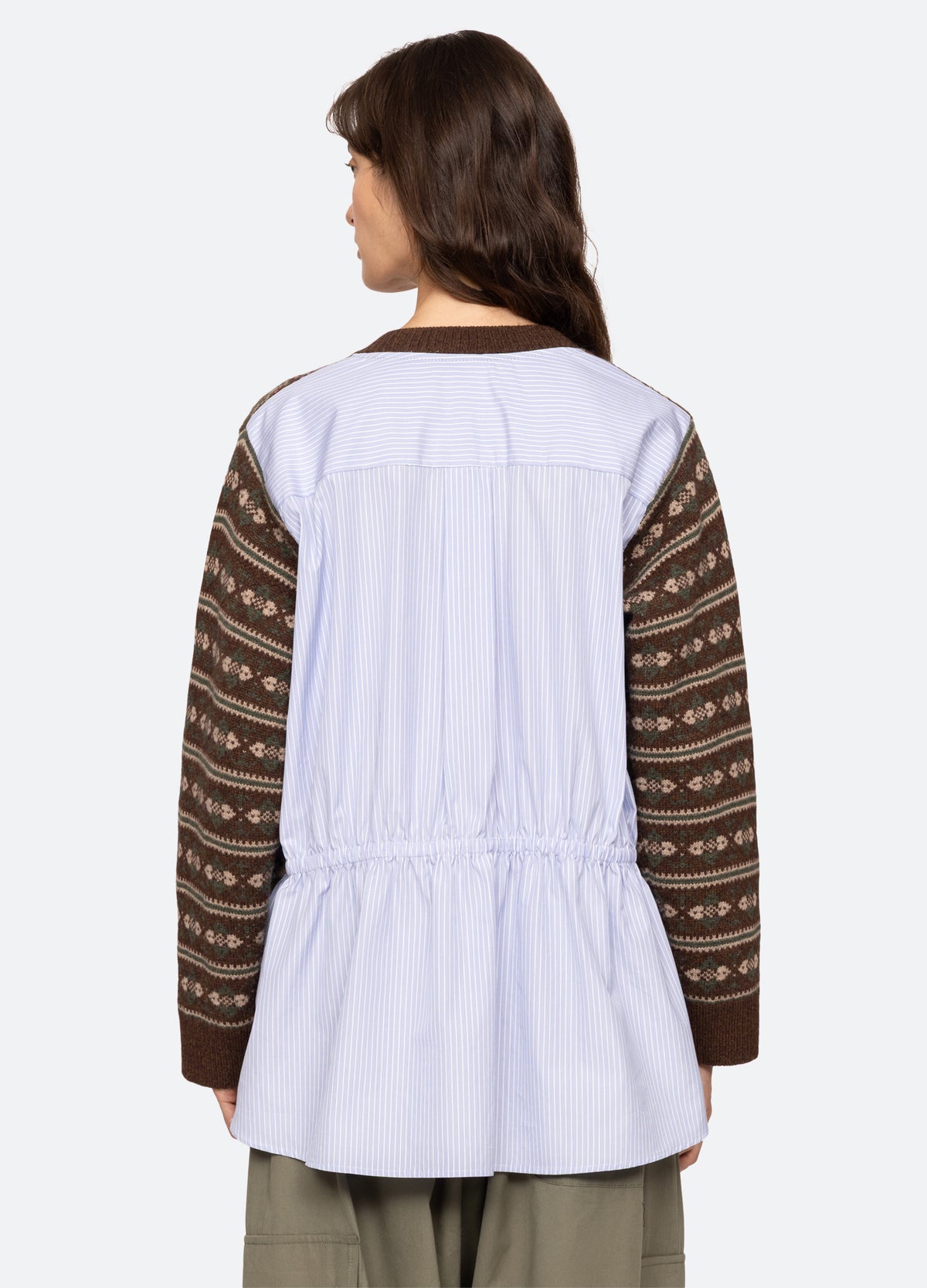 olive-ciara sweater-back view - 3