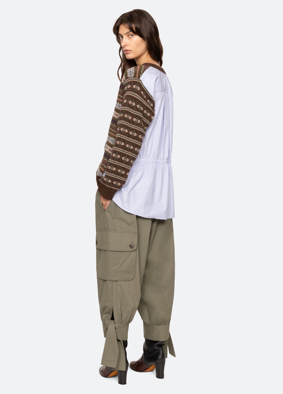 olive-ciara sweater-full body view - 8