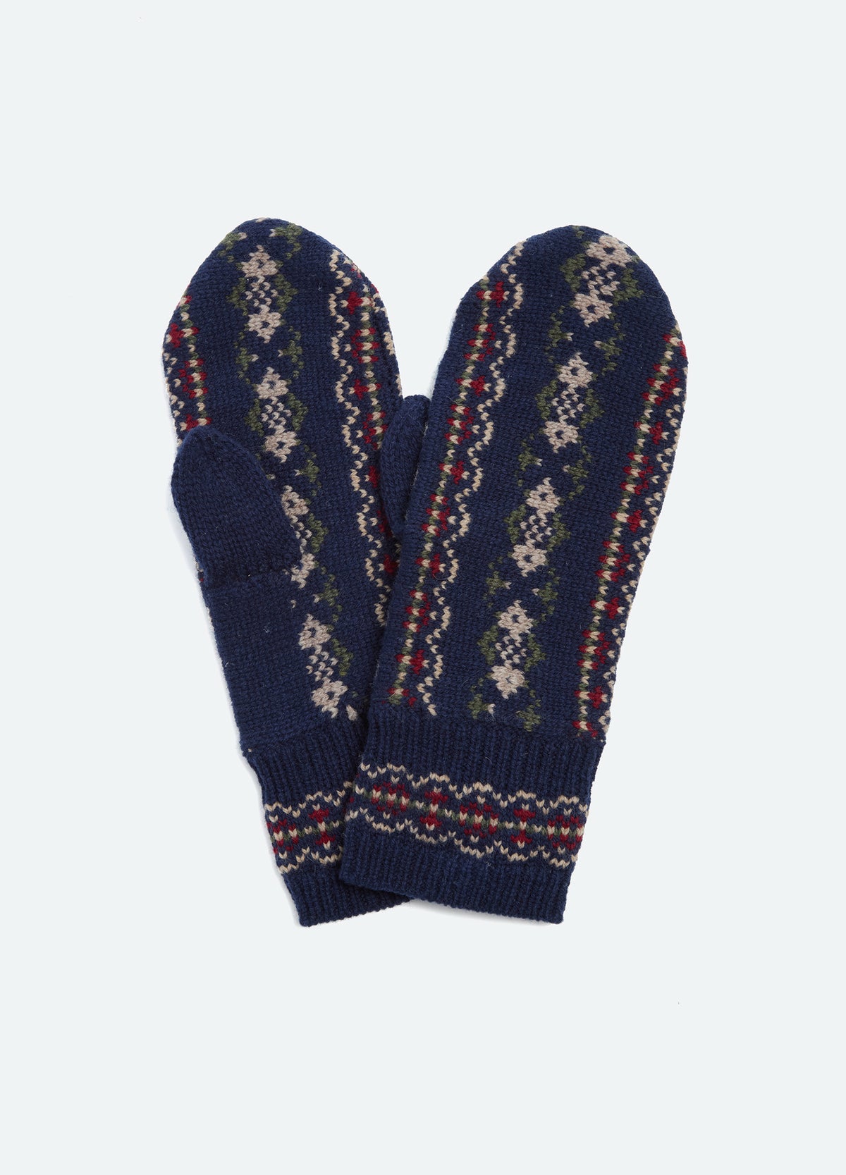 navy-ciara mittens-front view