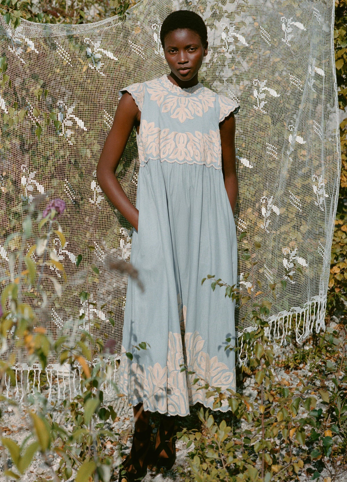 blue-alexandra dress-editorial view - 9