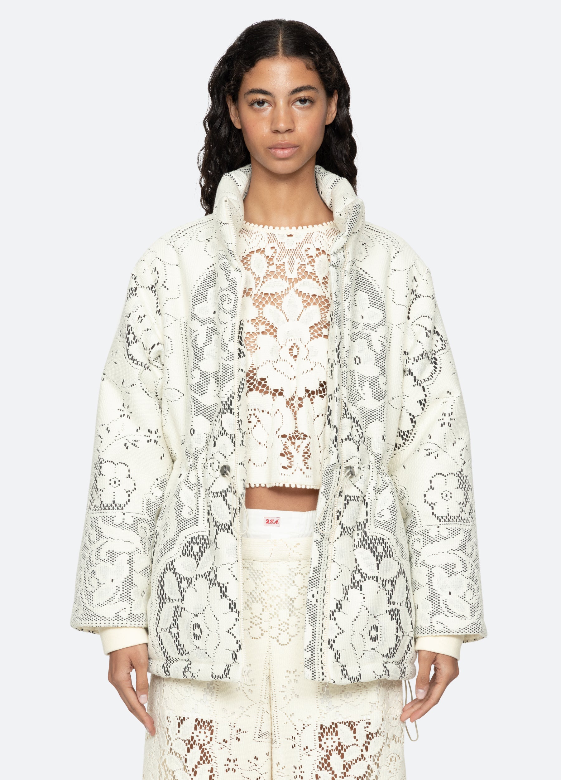 Sea New York / AERIN SUITING レースジャケット Arianna Jacket – Sea, New York