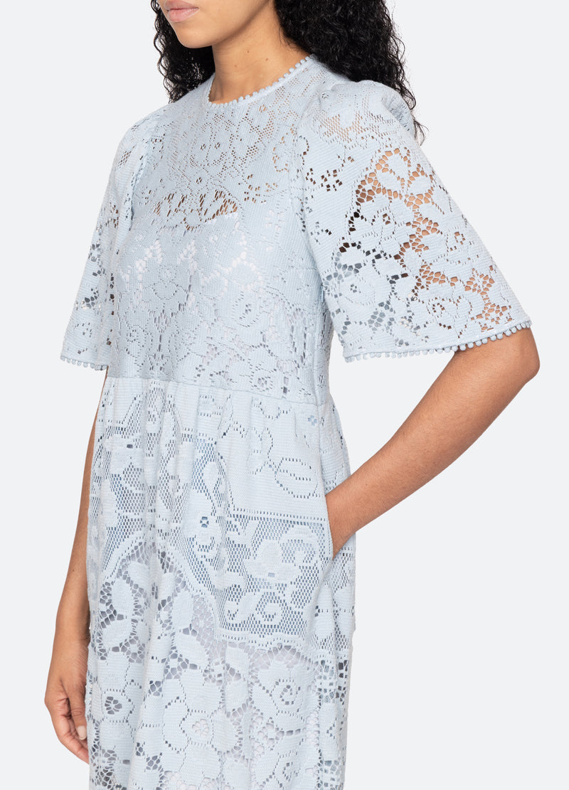 blue-arianna dress-detail view - 7