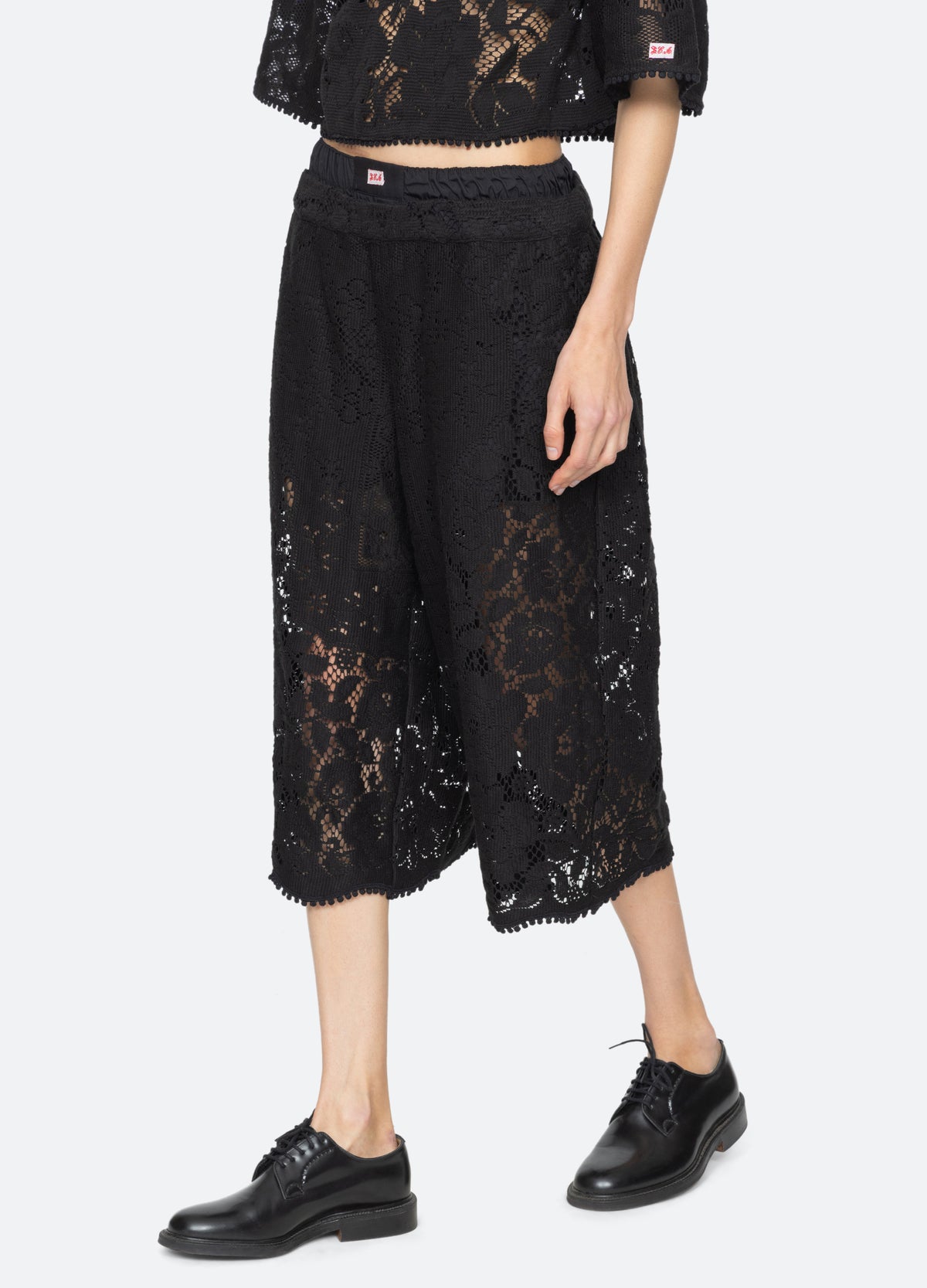 black-arianna culottes-walking view - 6