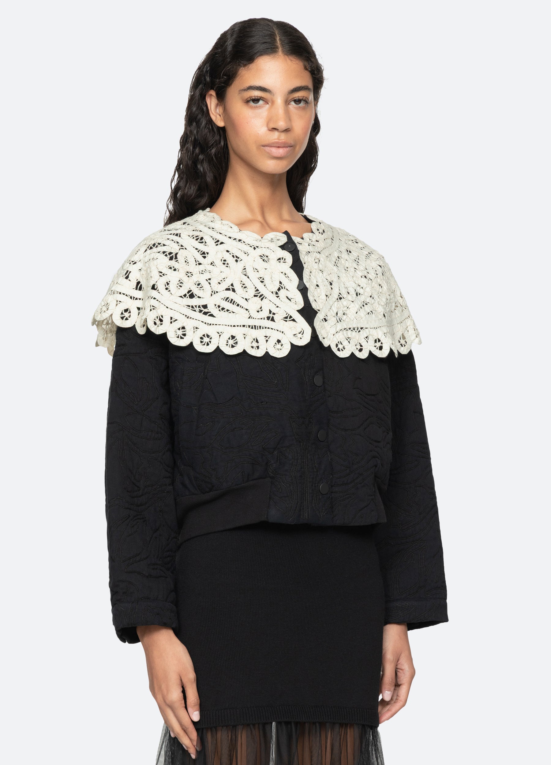ジャケット・アウター sea new york ADELINA LACE QUILTED JACKET Adelina Jacket – Sea, New York