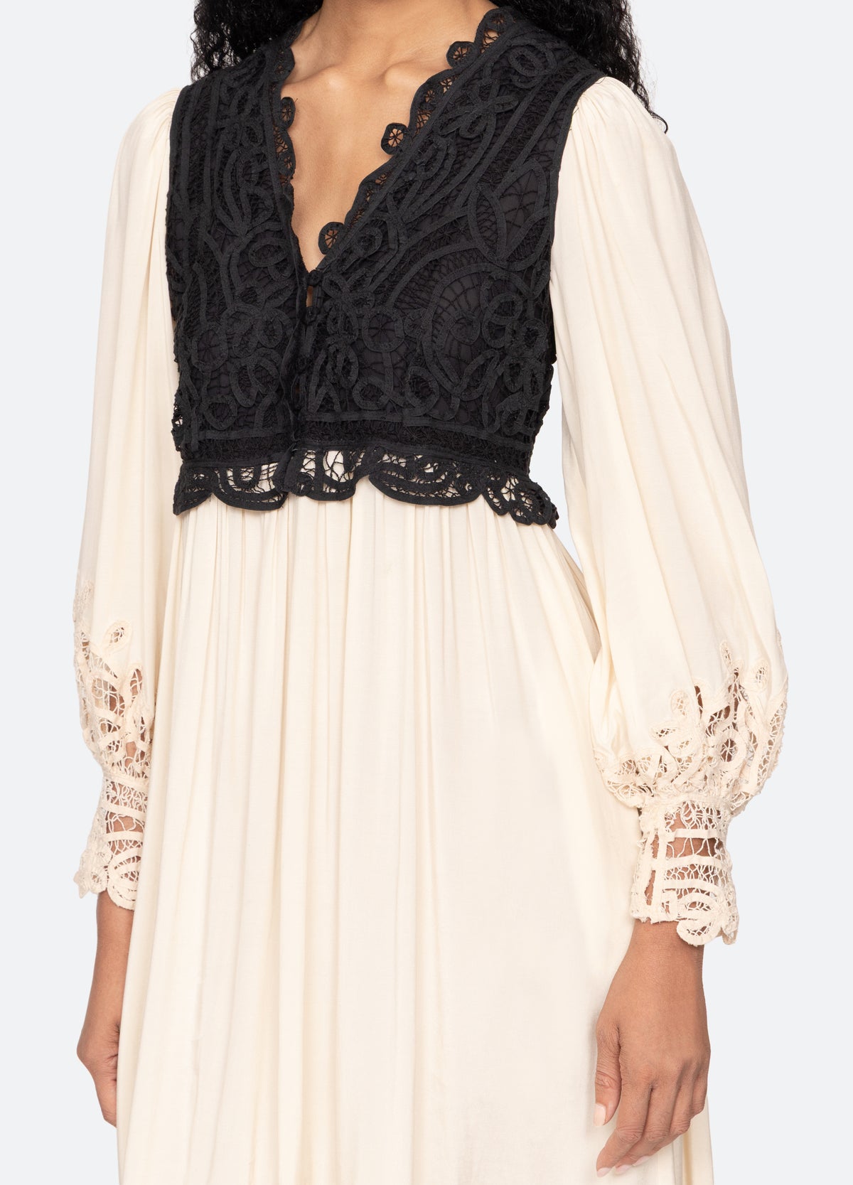 multi-adelina combo dress-detail view - 9