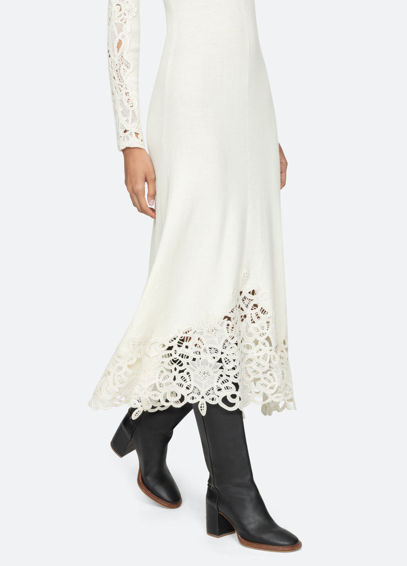 Sea | Adelina L/S Dress | XXS | White Sea | Adelina L/S Dress | XXS | White
