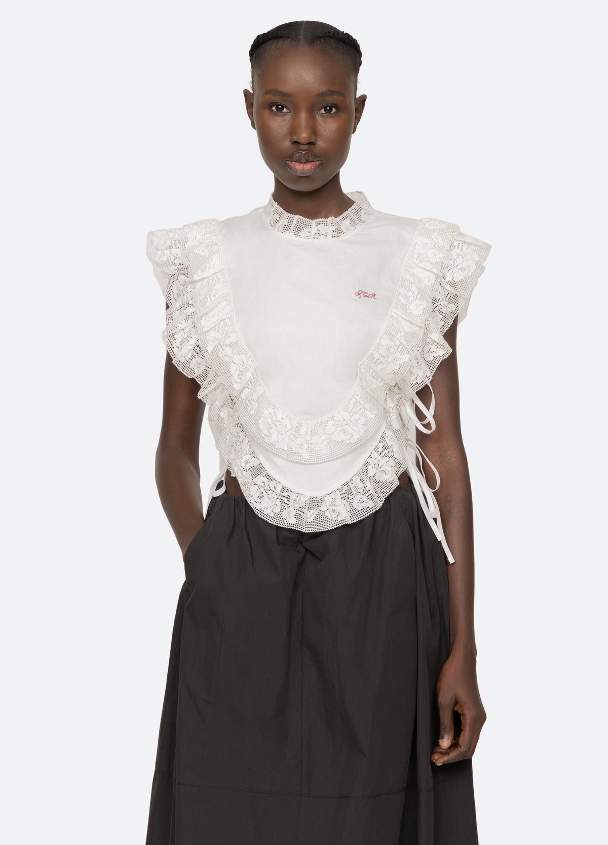 white-abilene top-front view - 2