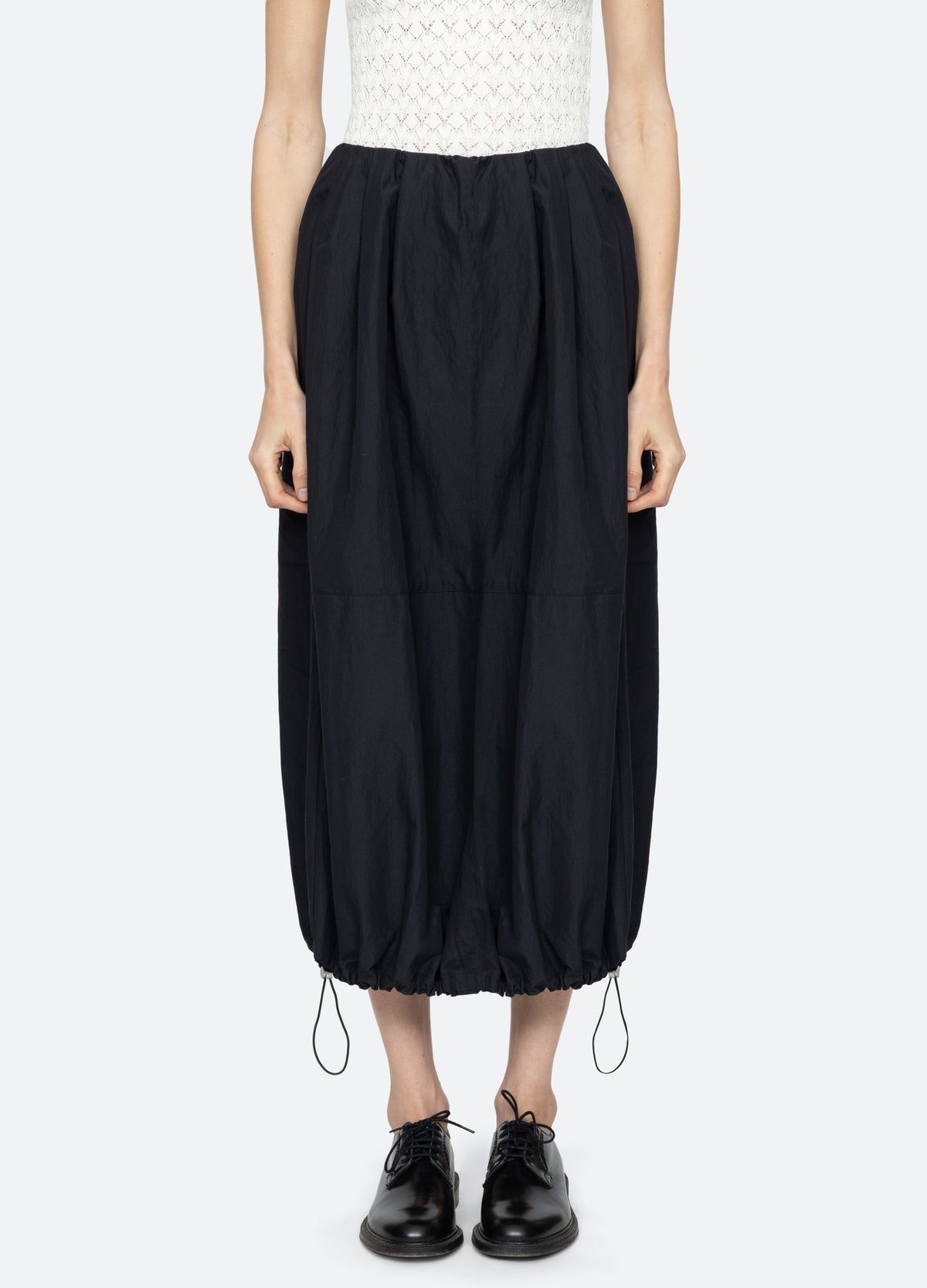 black-abilene skirt-front view - 2