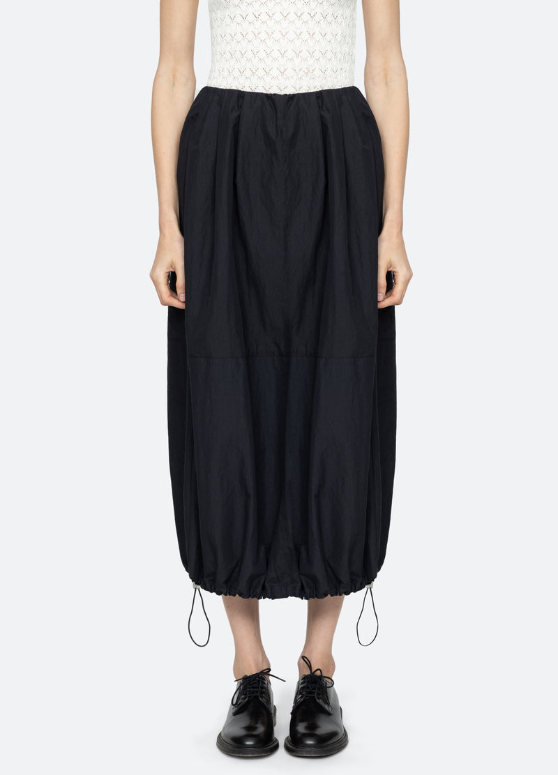 black-abilene skirt-front view - 2