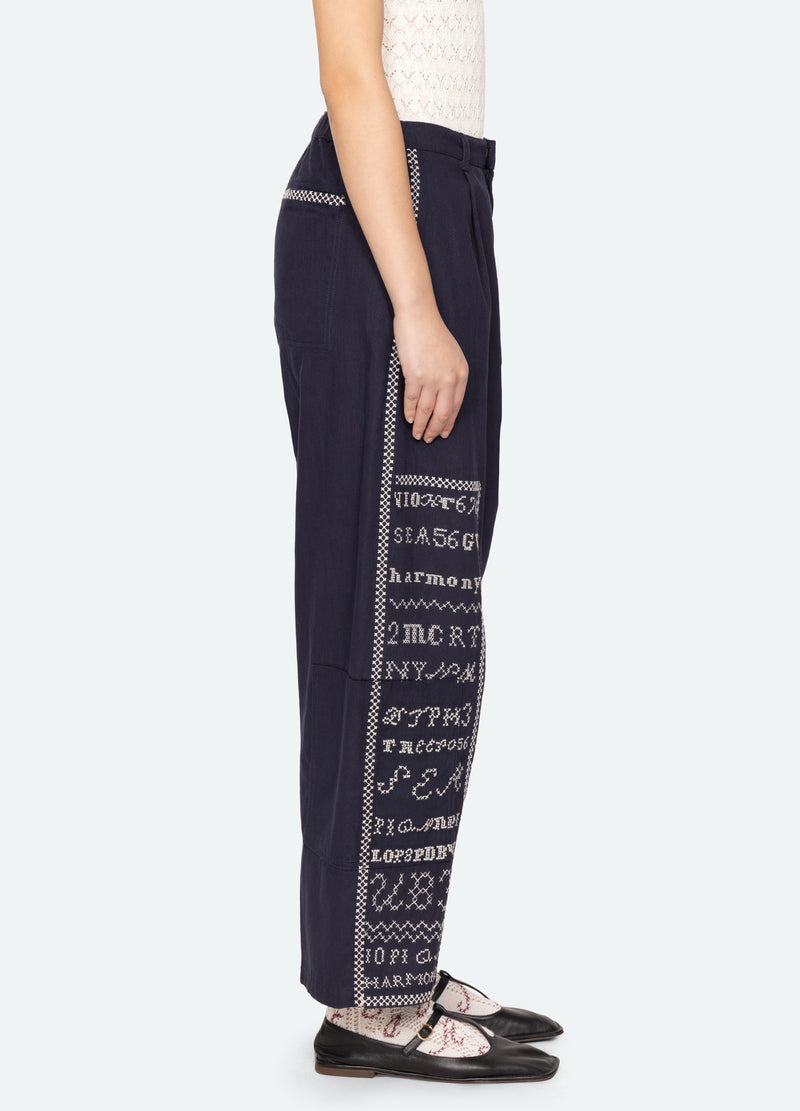 navy-kit pants-side view - 11