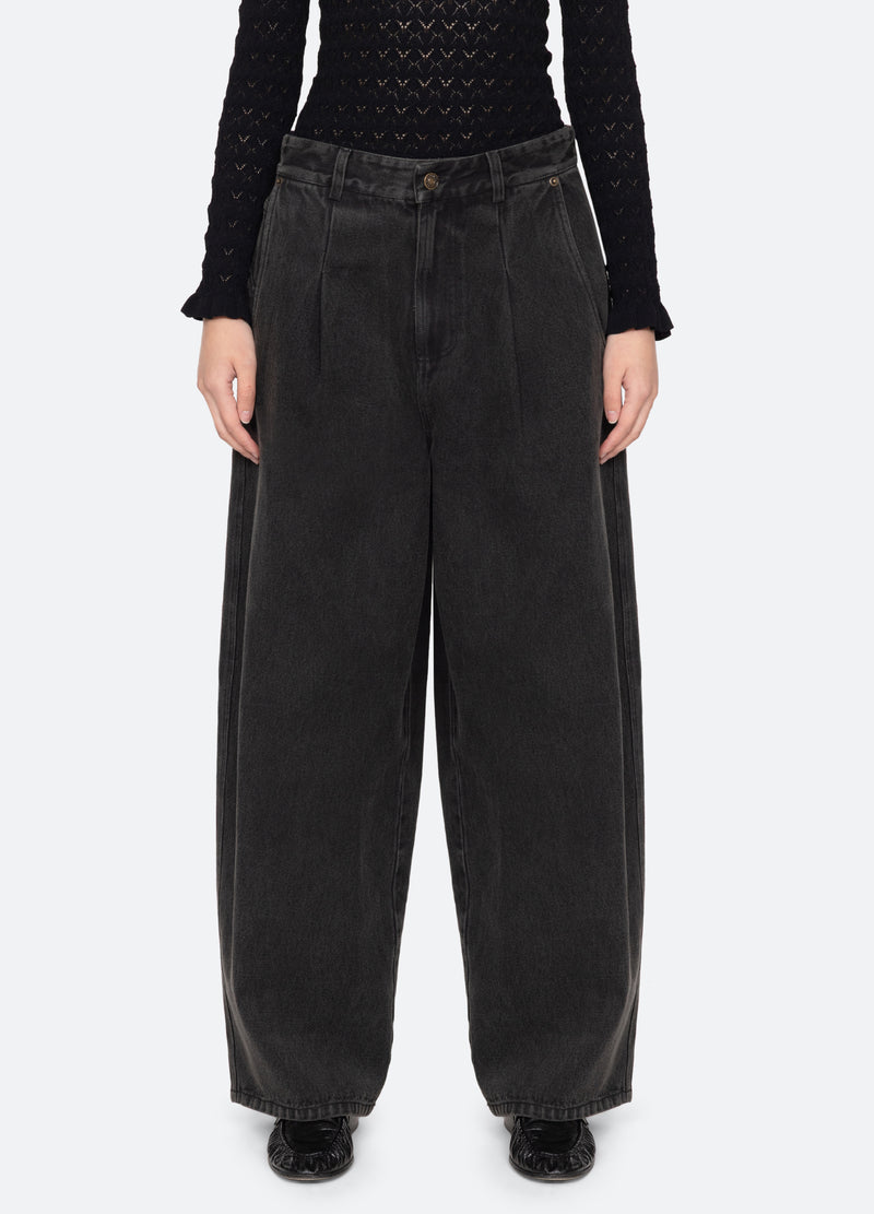 black-lyssa jeans-front view - 7