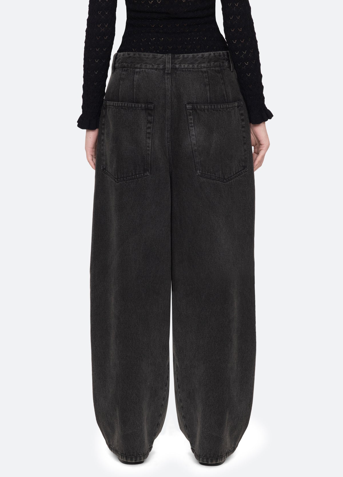 black-lyssa jeans-back view - 8