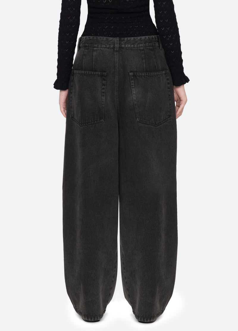 black-lyssa jeans-back view - 8