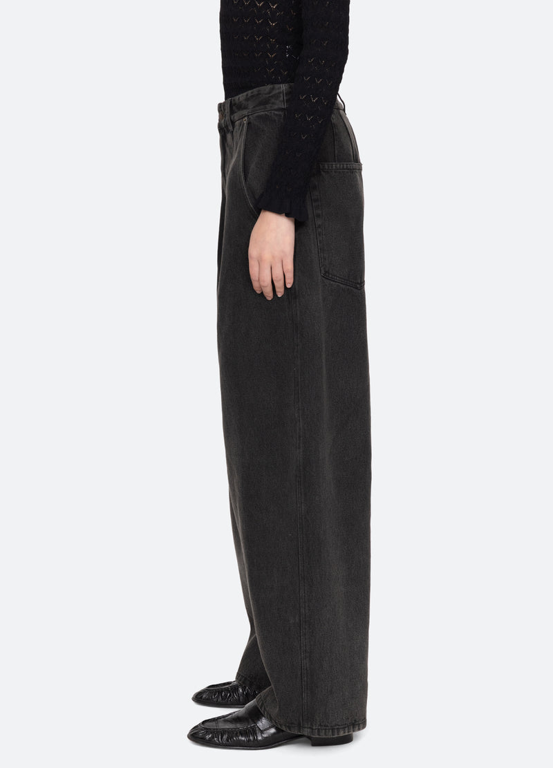 black-lyssa jeans-side view - 9