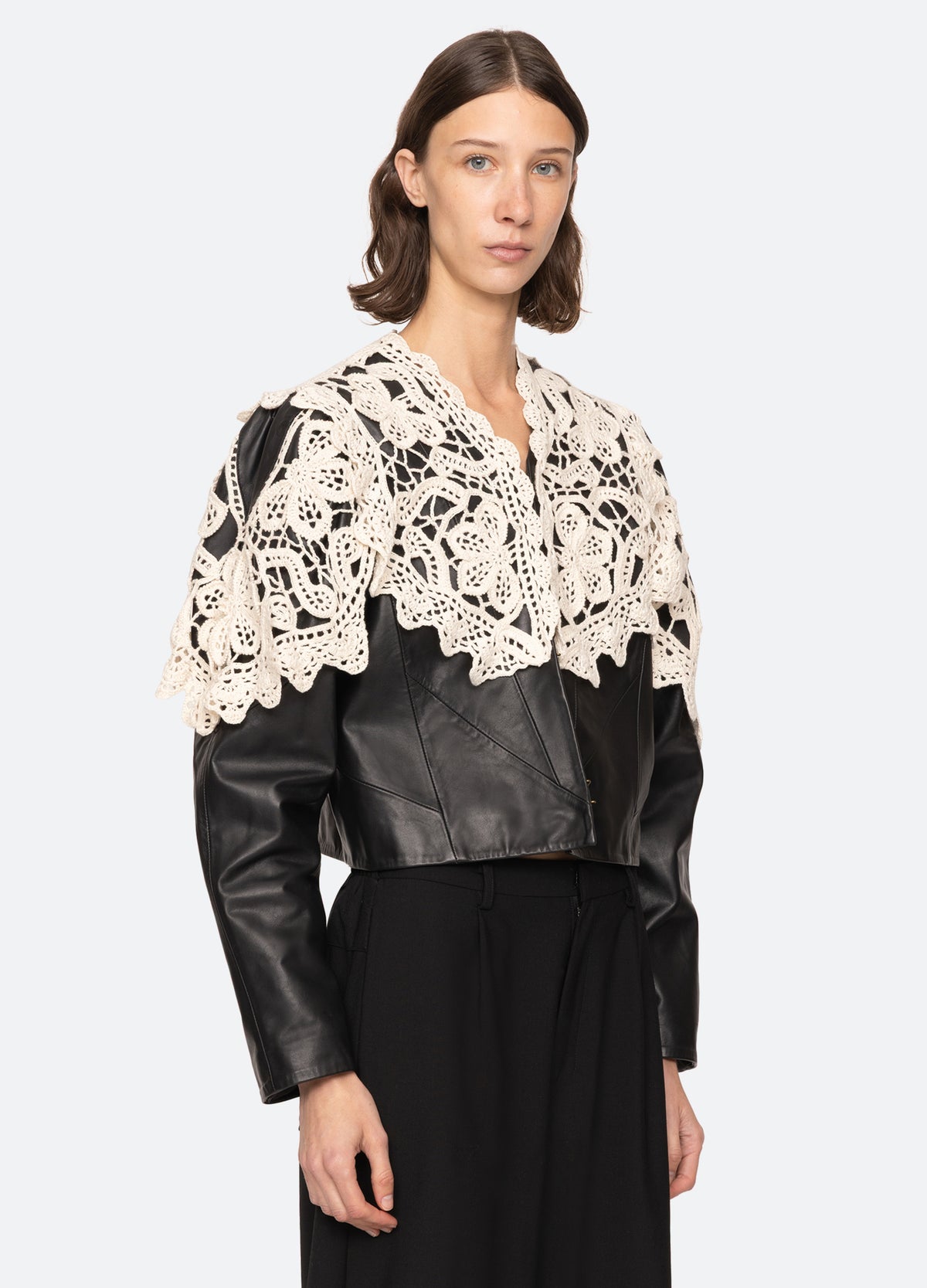 black-gwen jacket-three quarter view - 5