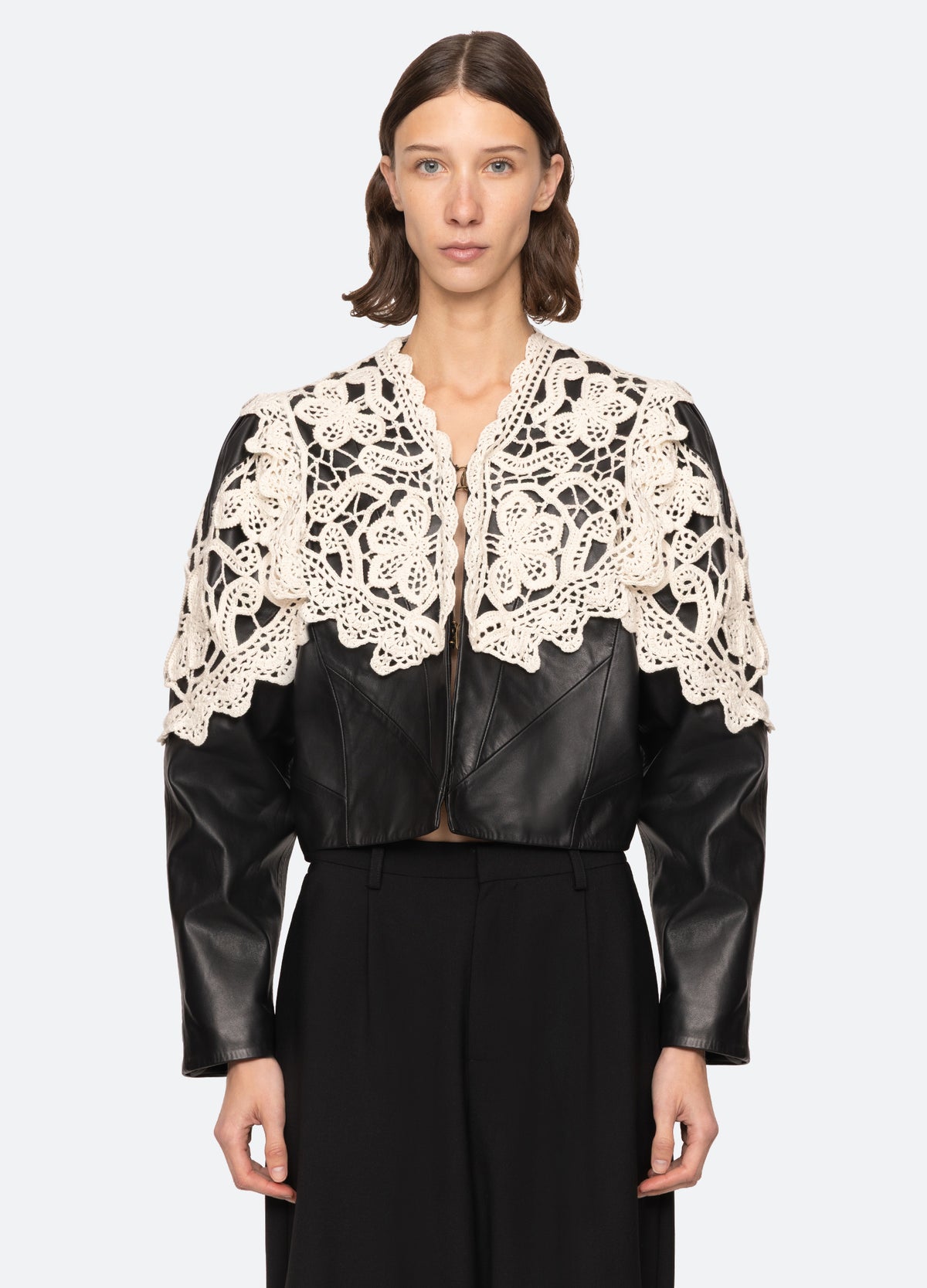 black-gwen jacket-front view 2 - 6