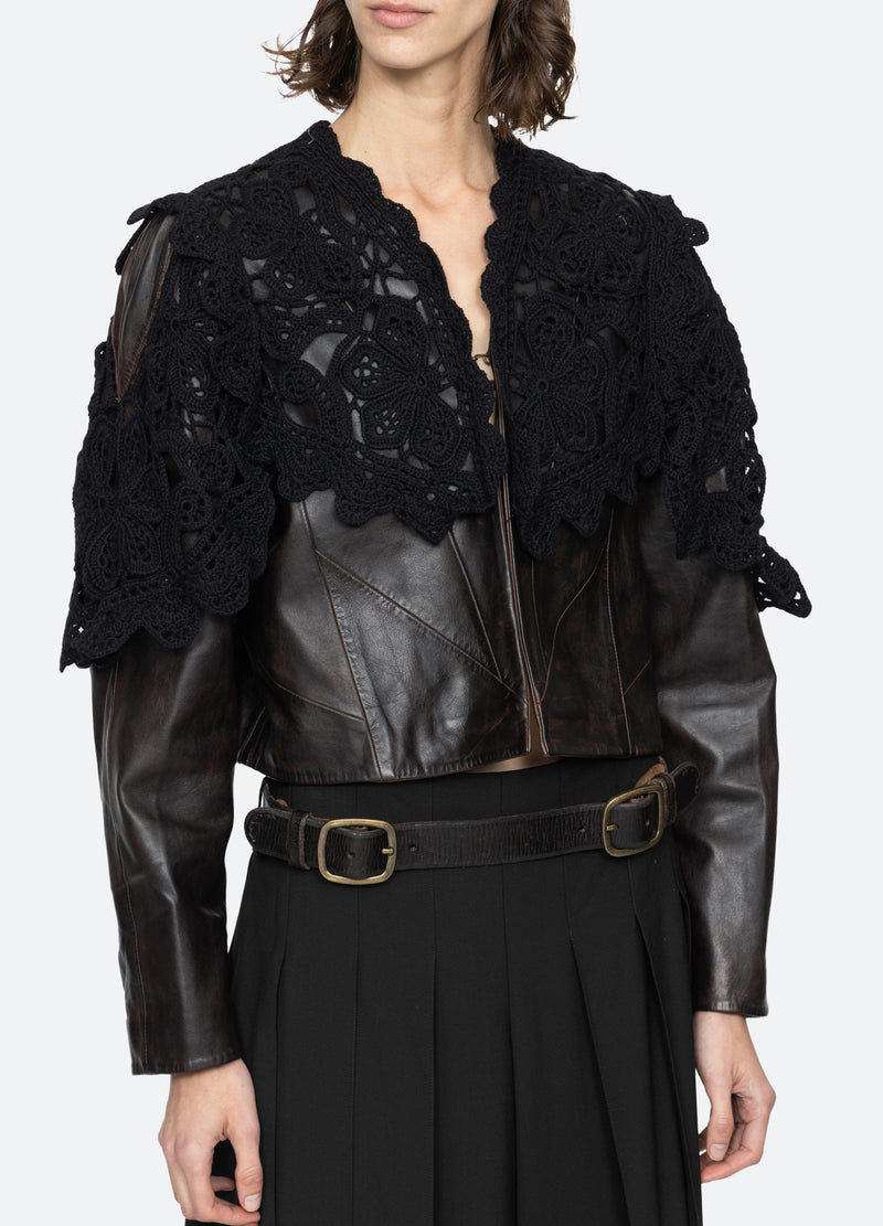 brown-gwen jacket-detail view - 15