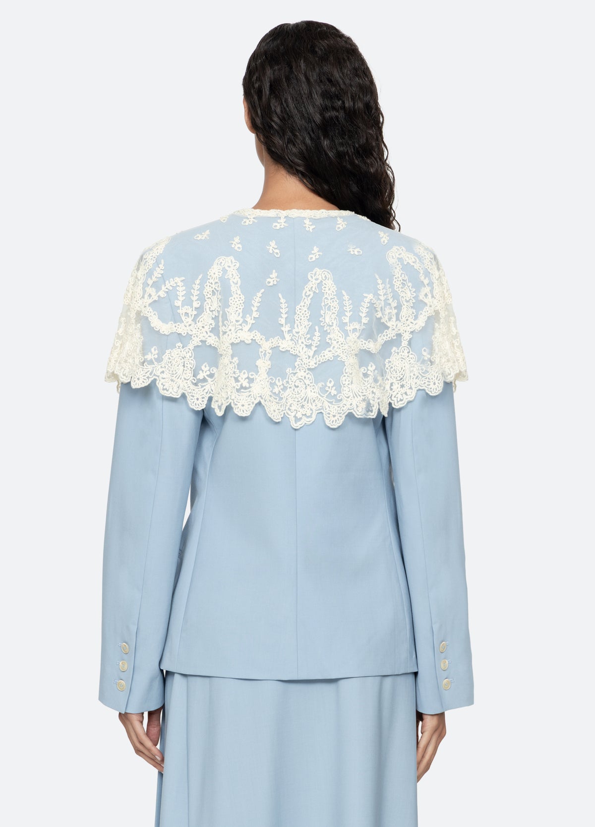 blue-elisa jacket-back view - 10