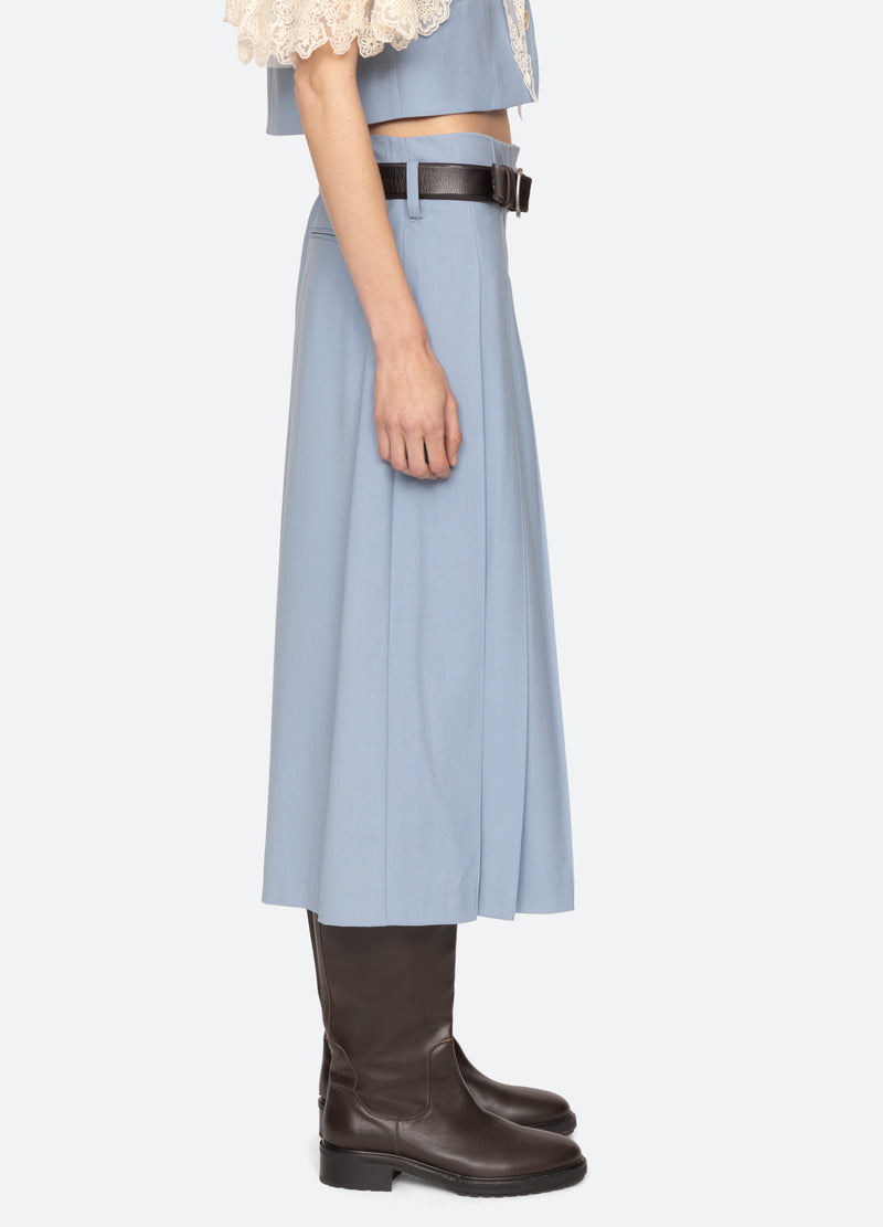 blue-elisa culottes-side view - 11
