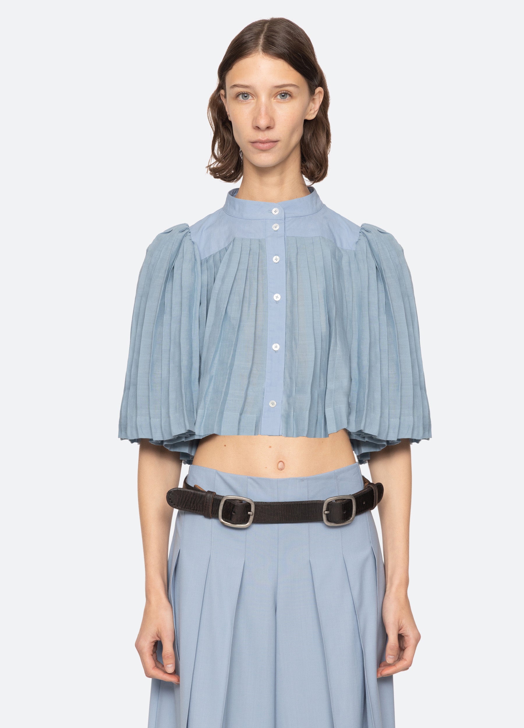 Solene S/S Top – Sea, New York