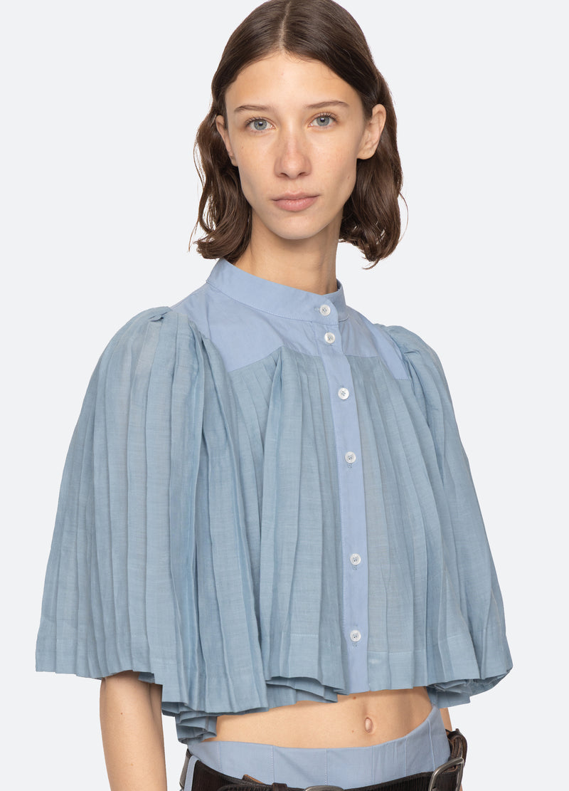 blue-solene s/s top-detail view - 6