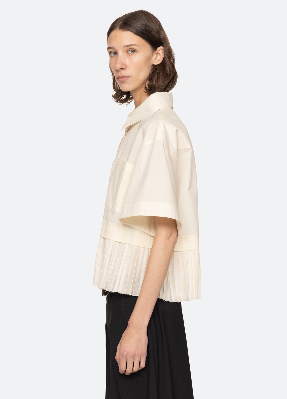 cream-solene shirt-side view - 4