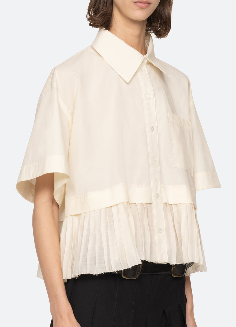 cream-solene shirt-detail view - 7
