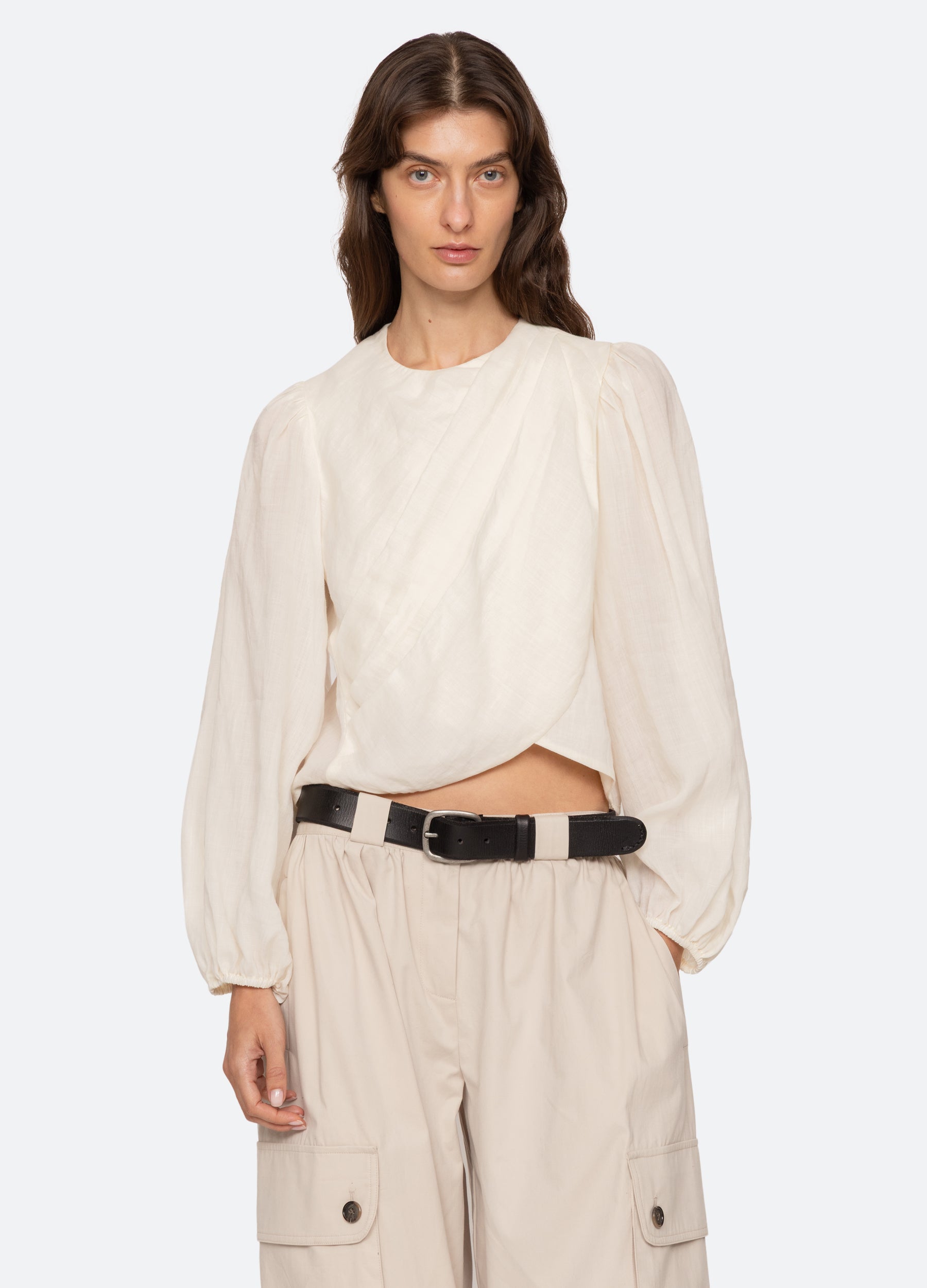 Solene L/S Top – Sea, New York