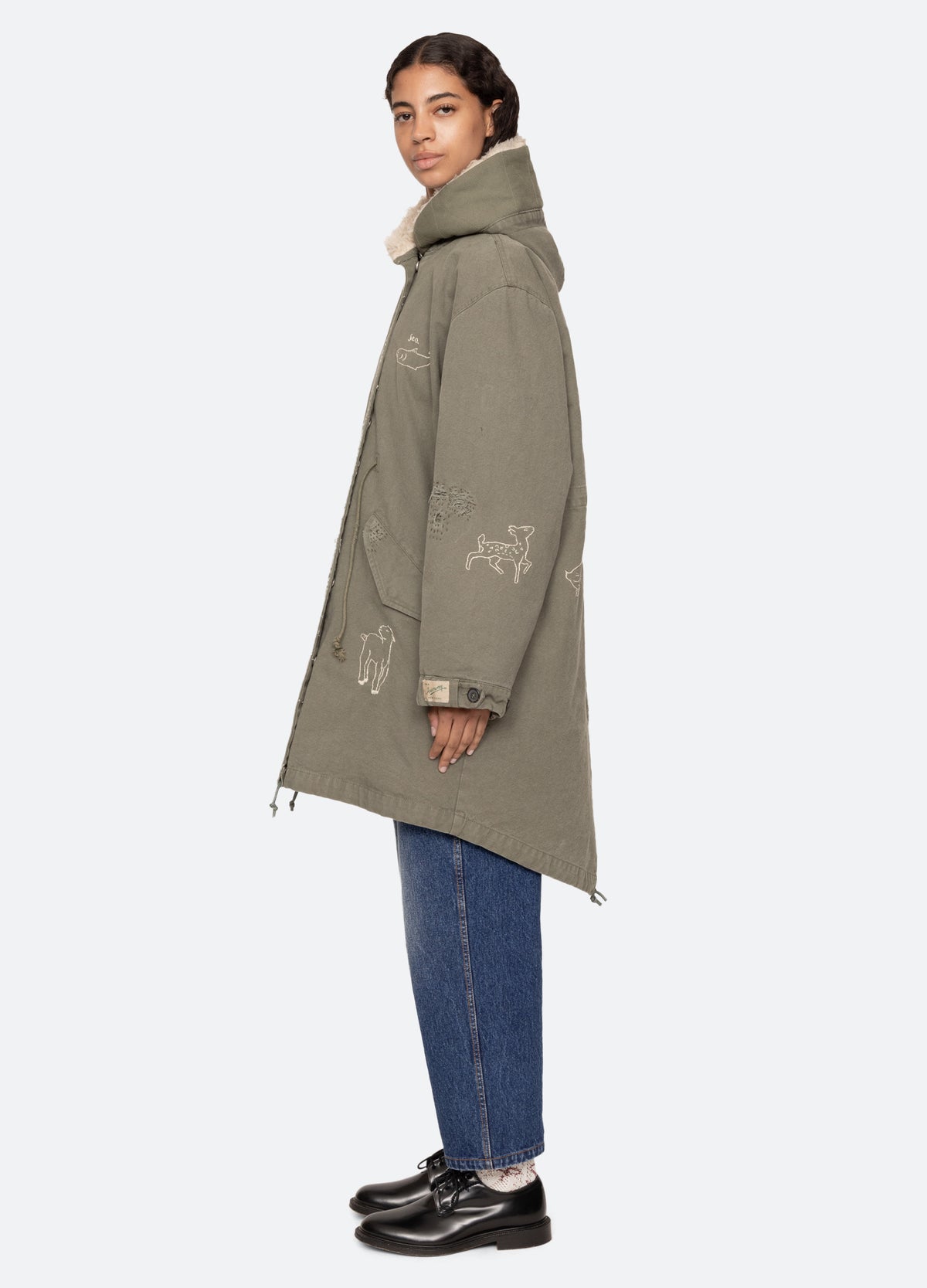 army-miles parka-side view 2 - 5