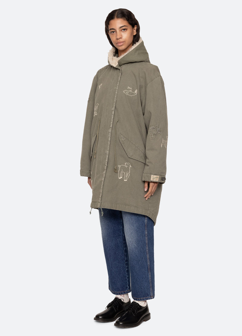 army-miles parka-three quarter view - 6